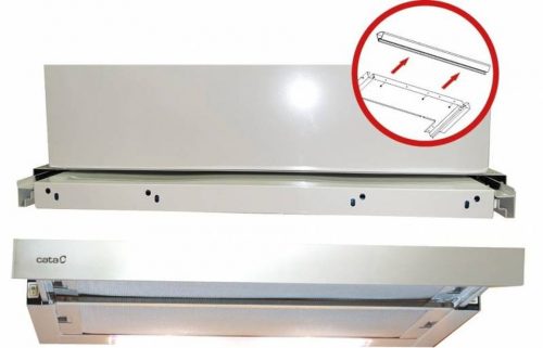 Cata páraelszívó TF-2003 60/D LED Duralum inox beépíthető