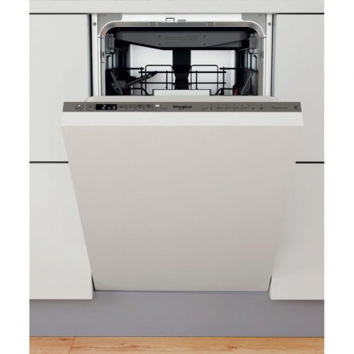 Whirlpool beépíthető mosogatógép: Inox szín, keskeny - WSIO 3O34 PFE X